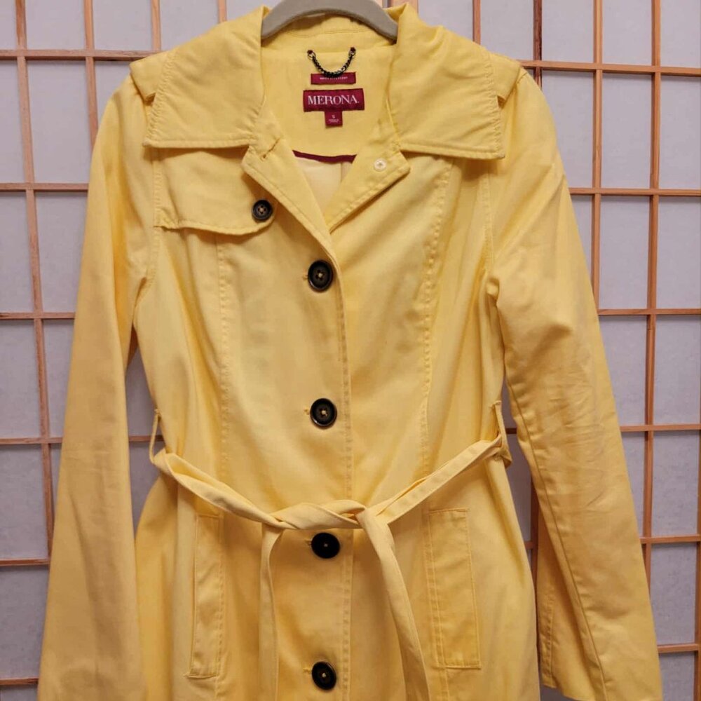 Yellow Trench Coat